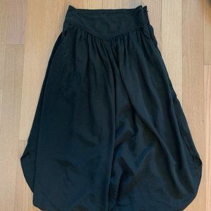 Aritzia Wilfred Le Fou Silk Midi Skirt